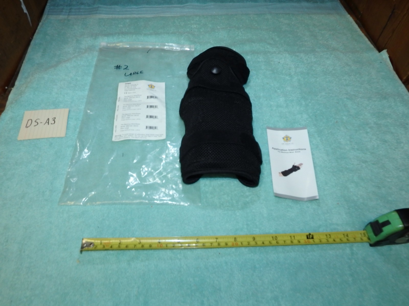 Dr Medical DRMS The Maximus Wrist Brace WB0104-148-03 Size Large