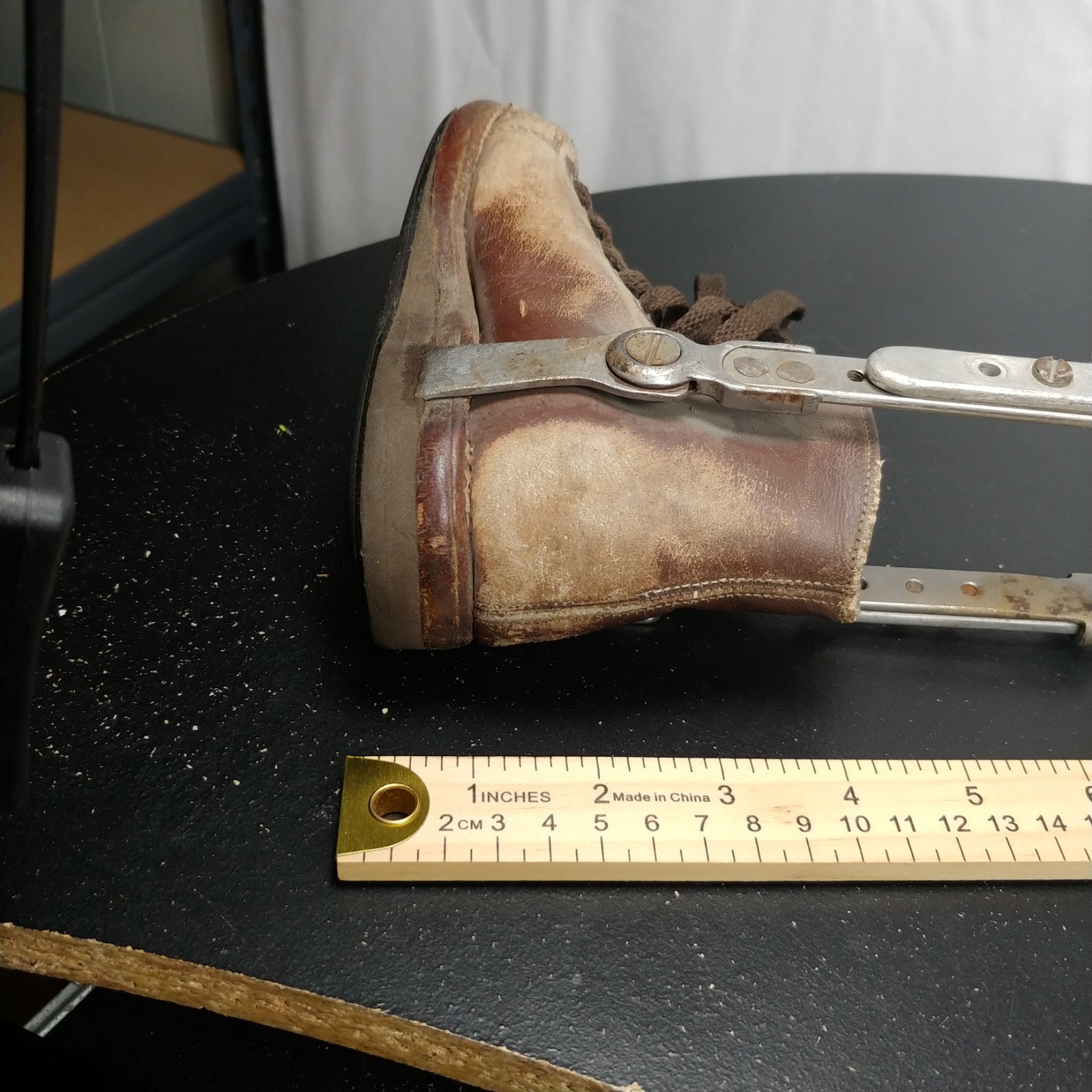 Childs Metal Right Leg Brace Orthotics for Stabilization Immobilization 80’s VTG
