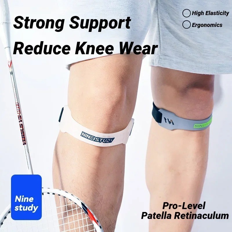 1PC Adjustable Patella Knee Strap Silicone Support Brace for Running Sports