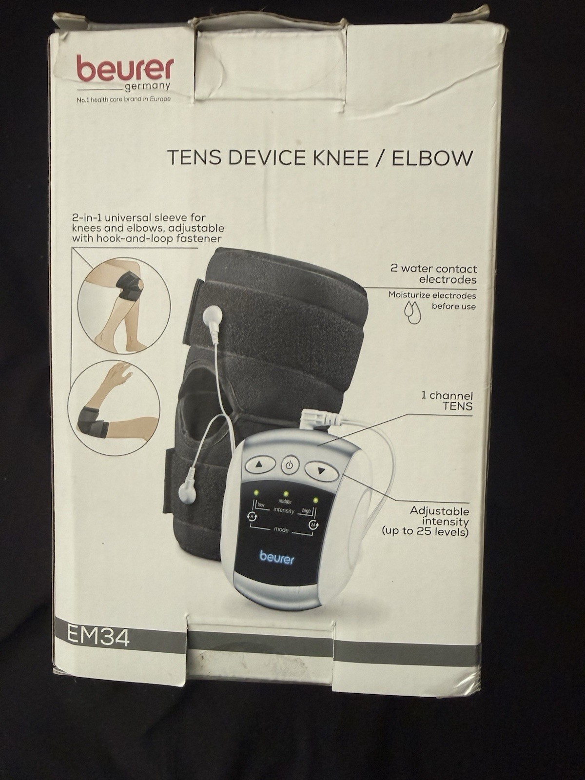 beurer knee elbow 2 in 1 em34