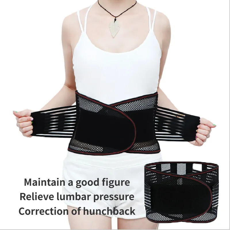 Ergonomic Back Brace for Lower Back Support Pain Relief with Lumbar Steel Stays