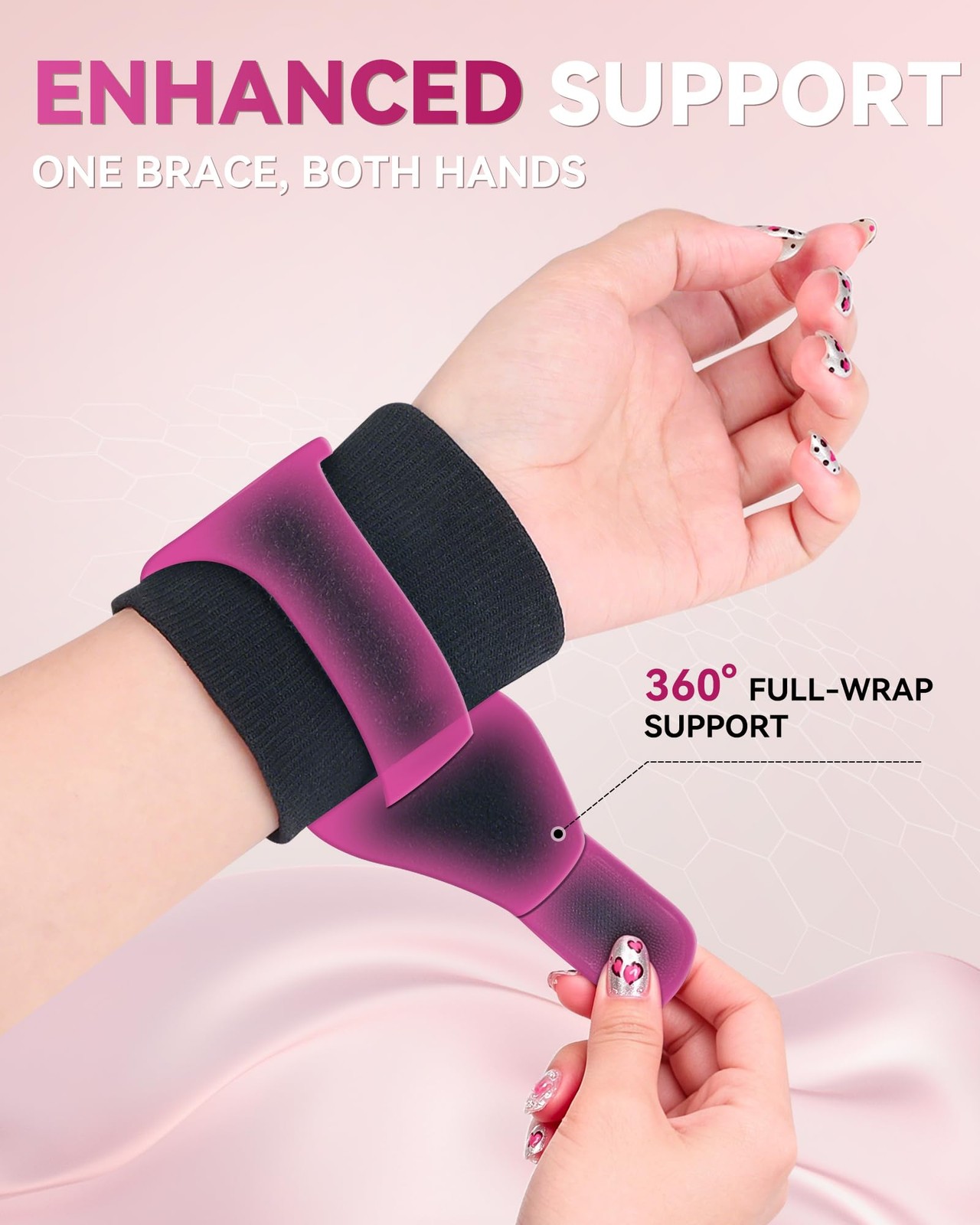 Wrist Brace For TFCC Tears Adjustable Wrap Support Hand Pain Relief Splint