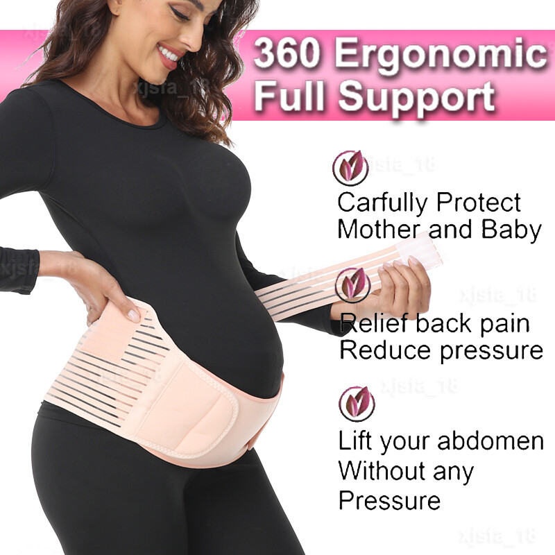 PREGNANCY MATERNITY BELT LUMBAR BACK SUPPORT BAND WAIST BELLY BUMP BRACE STRAP