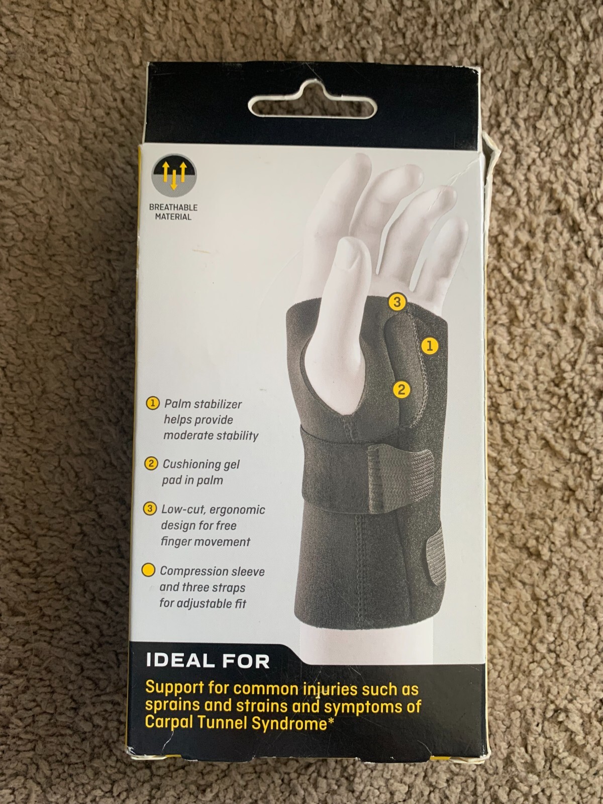 Futuro Compression Stabilizing Brace, Wrist Left, Size L/XL