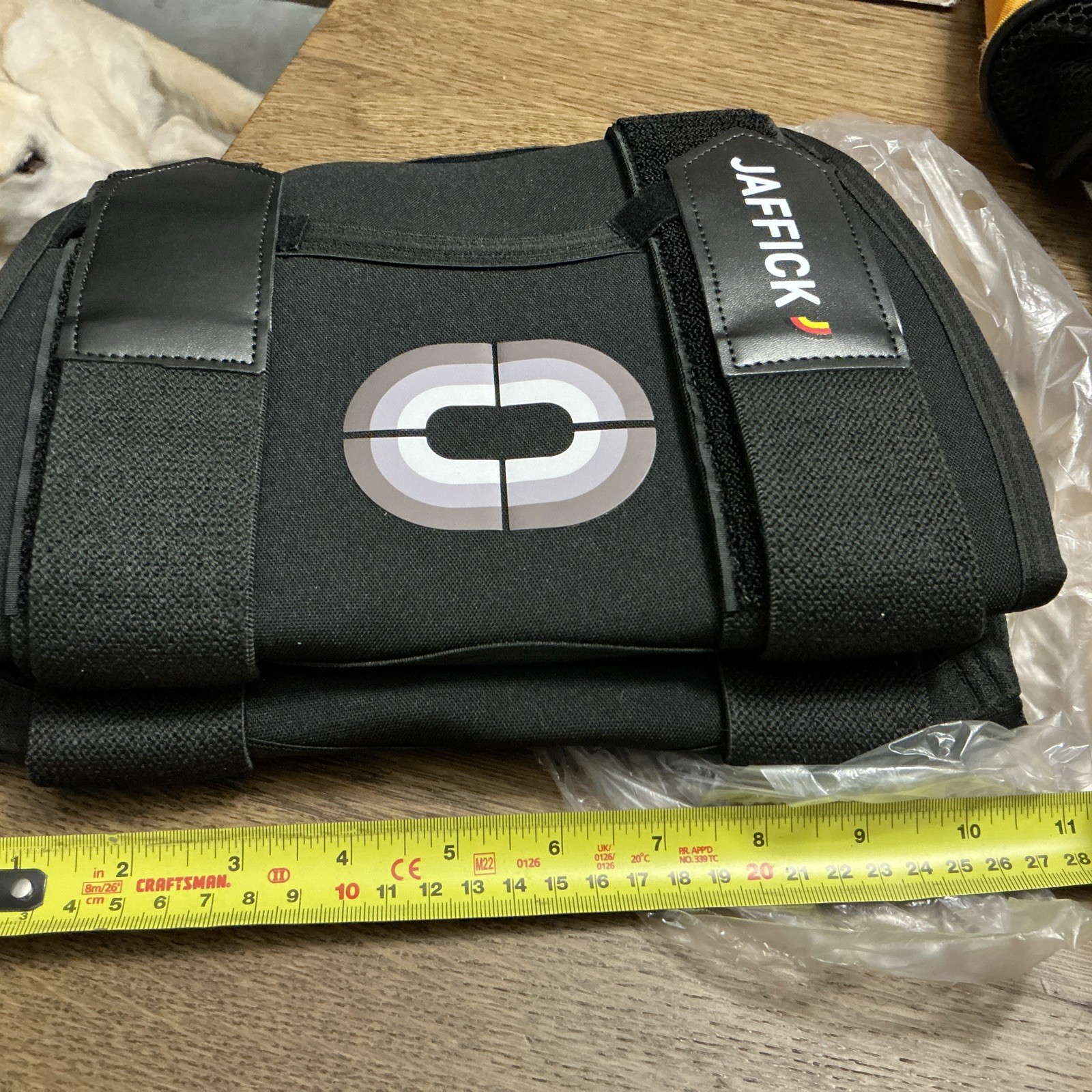 Jaffick Knee Sleeves (1 Pair),Double Layer Compression Braces Black – XL