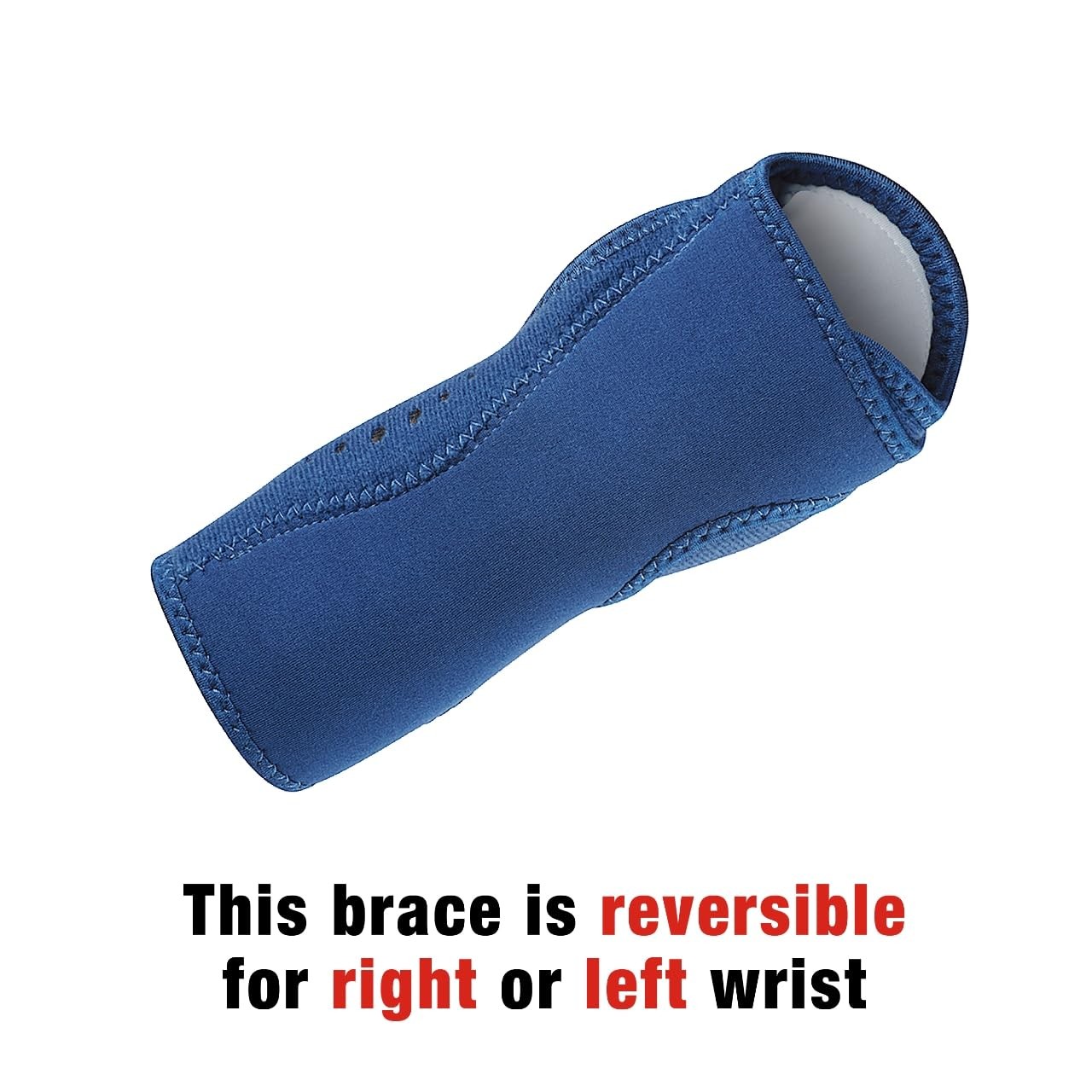 Night Wrist Sleep Support, Adjustable, Blue, Helps Provide Relief from Sympto…