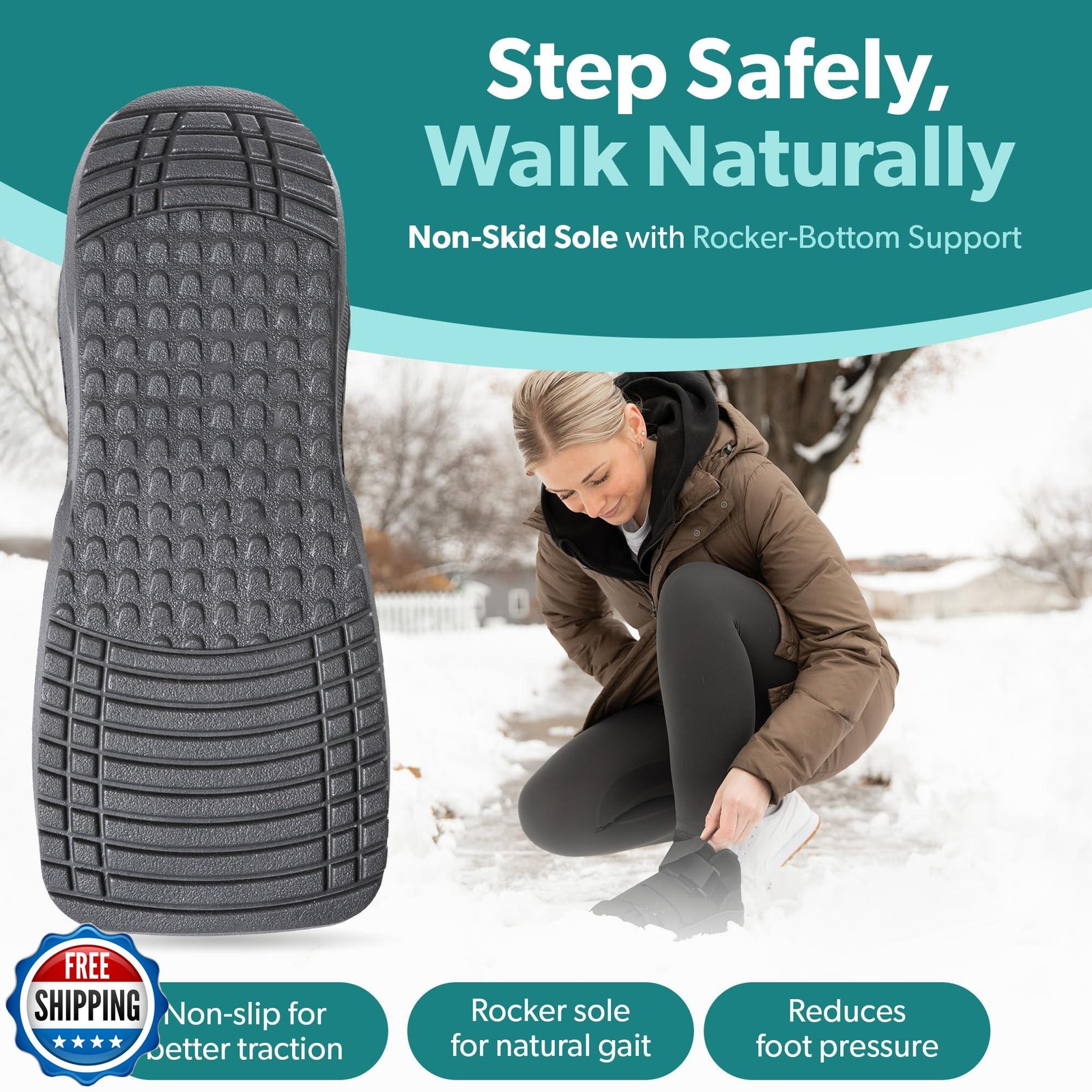 BraceAbility Closed Toe Medical Walking Shoe – Lightweight Broken Toe Cast Bo