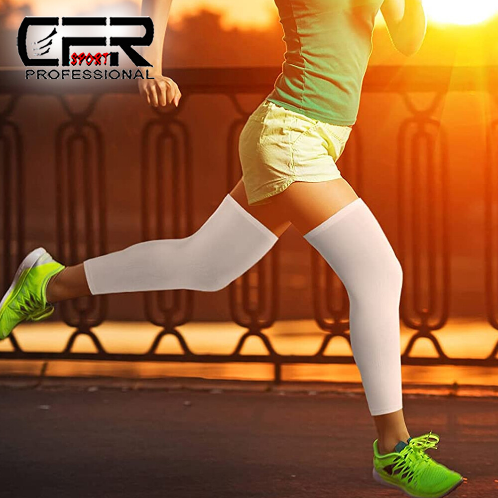 Compression Knee High Sleeve Support Leg Brace Socks Sport Pain Relief Men Women