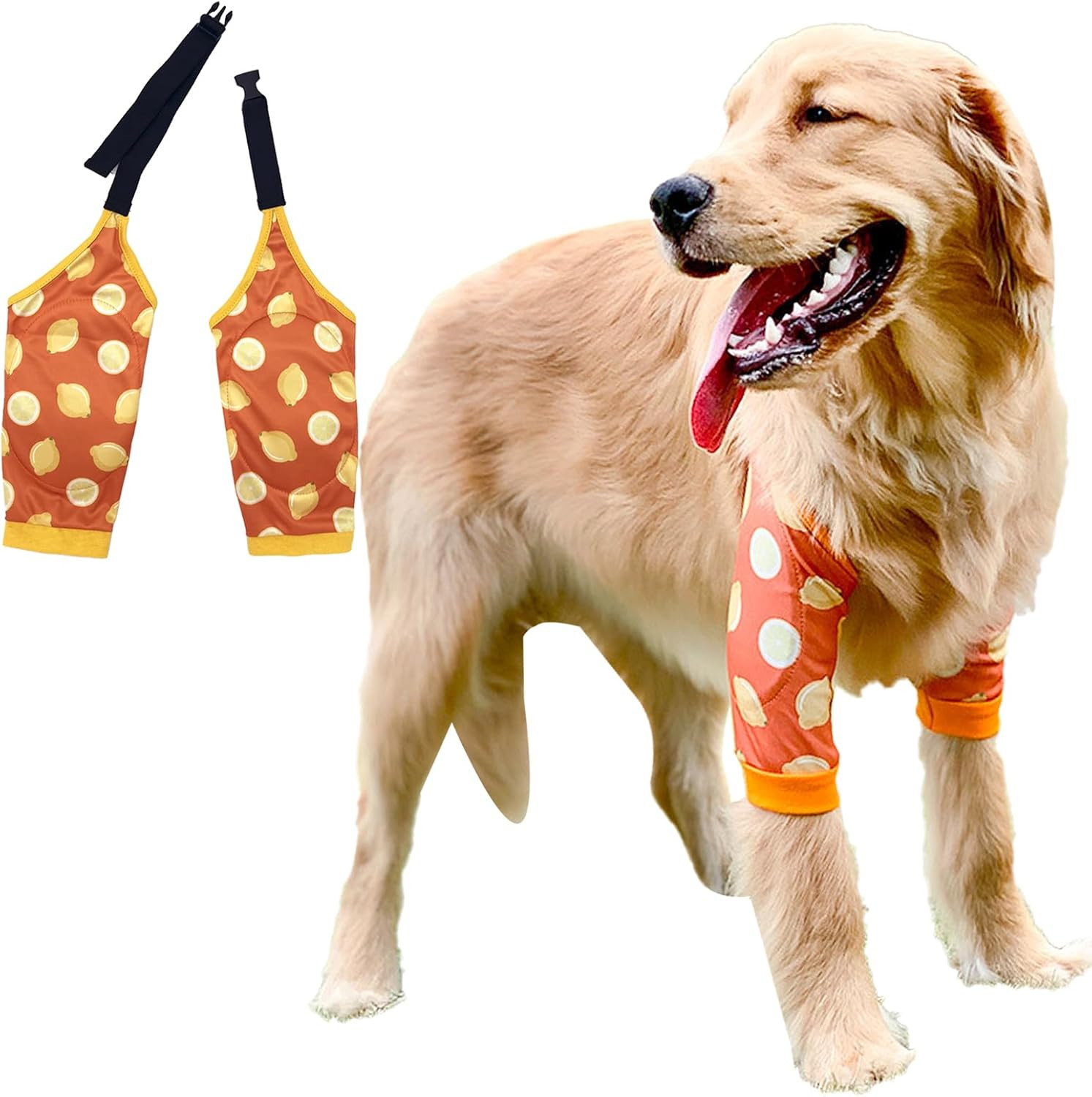 Dog Knee Protector Pad for Calluses Knee Brace Front Elbow Support Wrap, Pet Sle