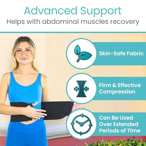Abdominal Binder Post Surgery () – 25″ – 31″ Abdomen Circumference 2 Panel