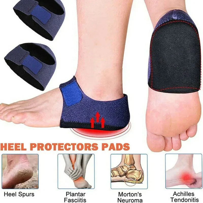Plantar Fasciitis Silicone Heel Protector for Spurs Shock Absorption Shoes Pads