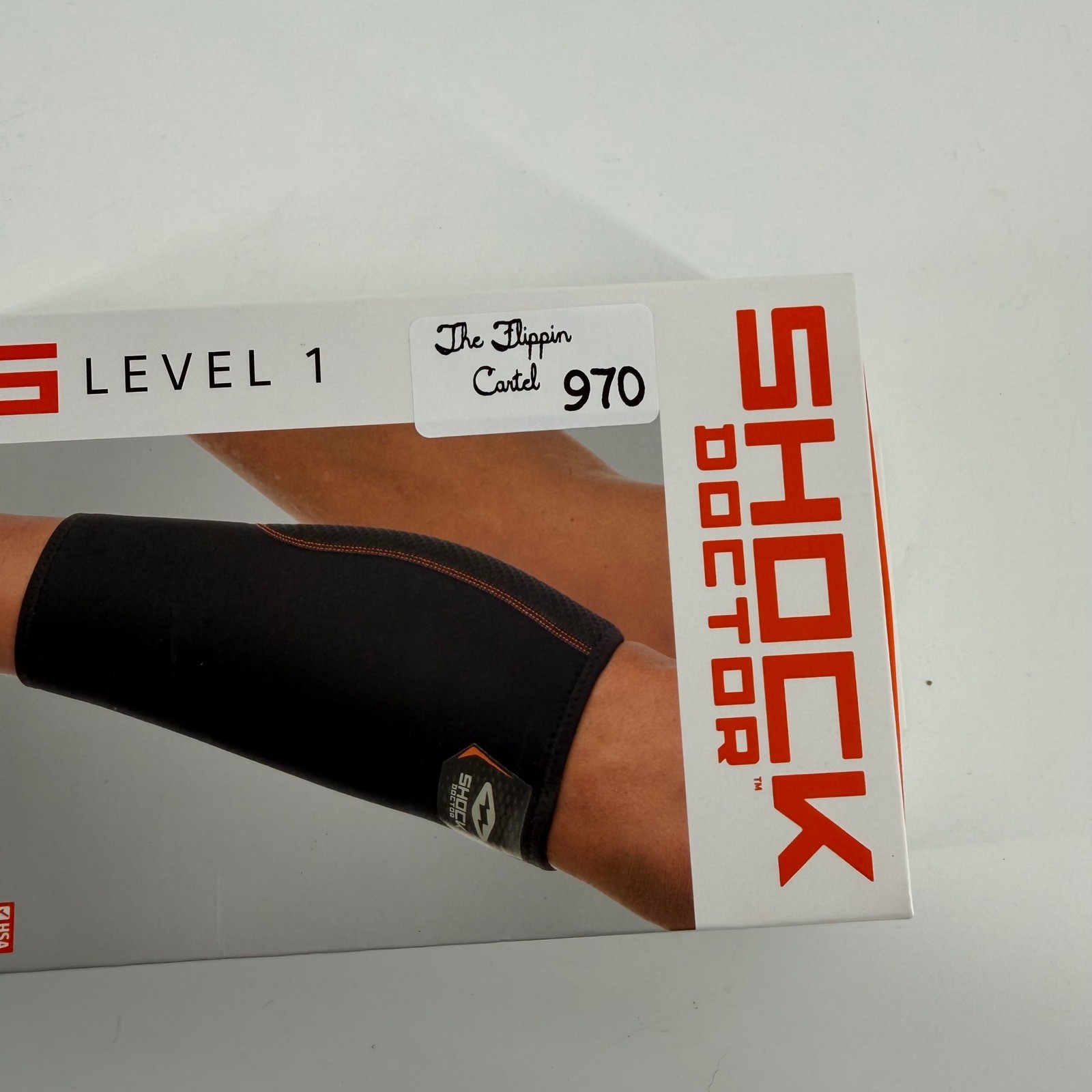 Shock Doctor Leg Level 1 Calf Sleeve Black Med Compression Shin Splint Support