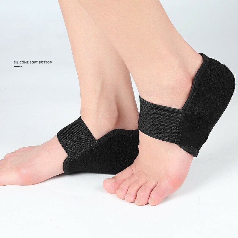 Increase Back Pad Foot Pain Relieve Heel Sleeve Plantar Wrap Arch Support