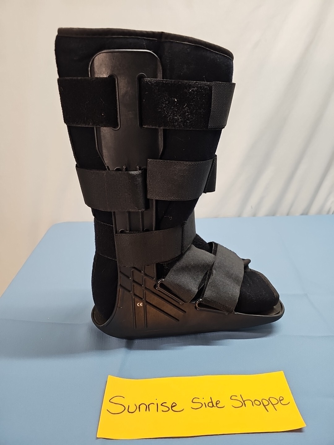 DJ Orthopedics Walking Boot Brace Foot Ankle LEFT FOOT Large 12″ EUC