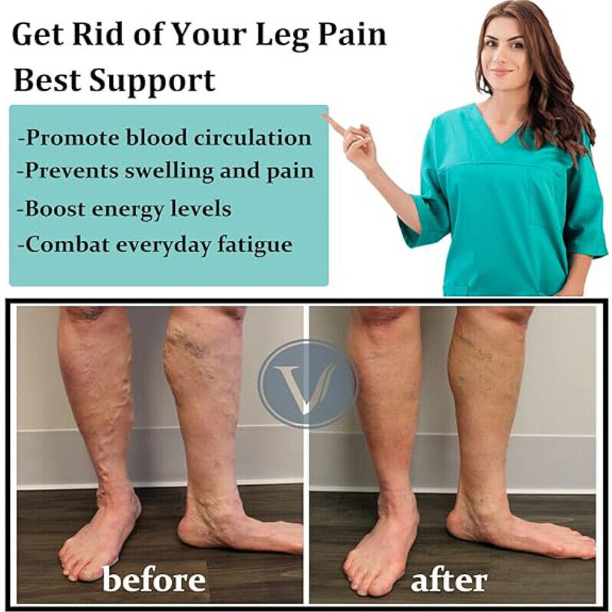 3/2 Pairs Copper Compression Socks 20-30mmHg Graduated Support Men Unisex S-XXL