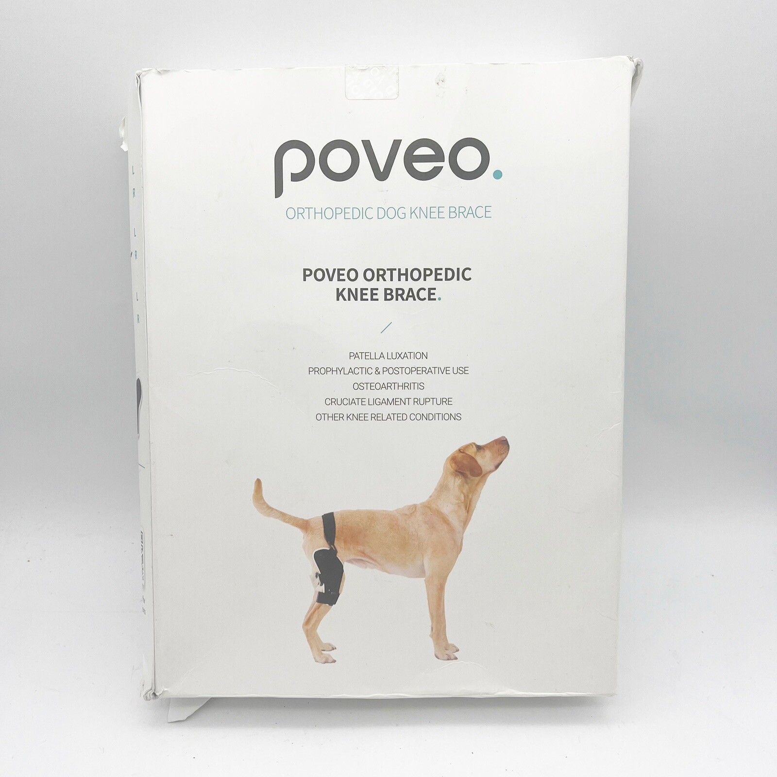Poveo Orthopedic Dog Knee Brace Right Leg 3XL 55-85 Lbs+ Damaged Box