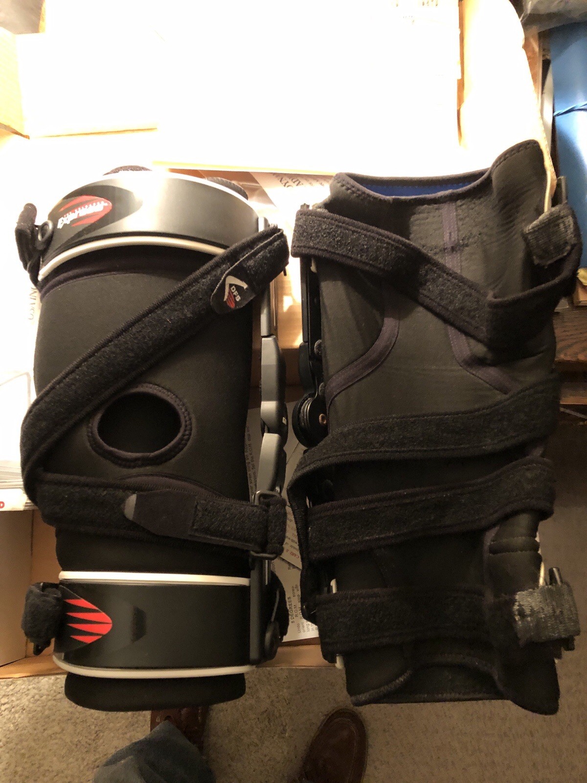 Ossur The Unloader Express DFS Osteoarthritis Right Knee Brace L Black Washable