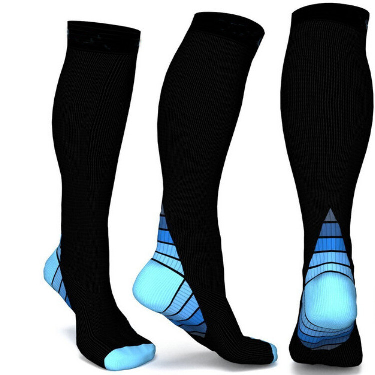 3Pairs Women Men Compression Socks Stockings Knee High S/M-L/XL Medical Support