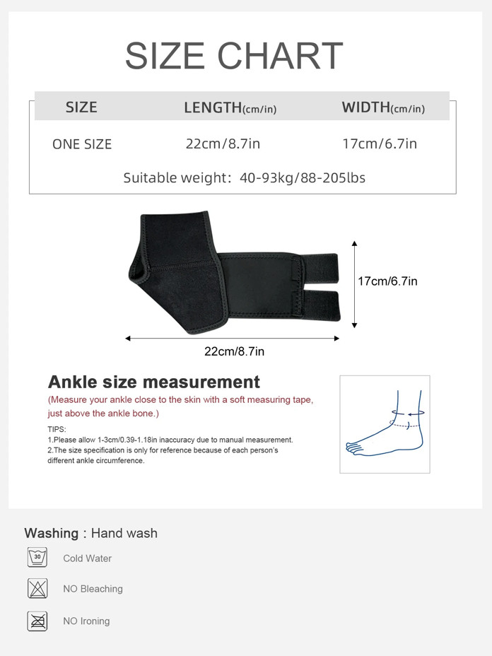 1 pc Adjustable Neoprene Ankle Support Brace for Running & Basketball