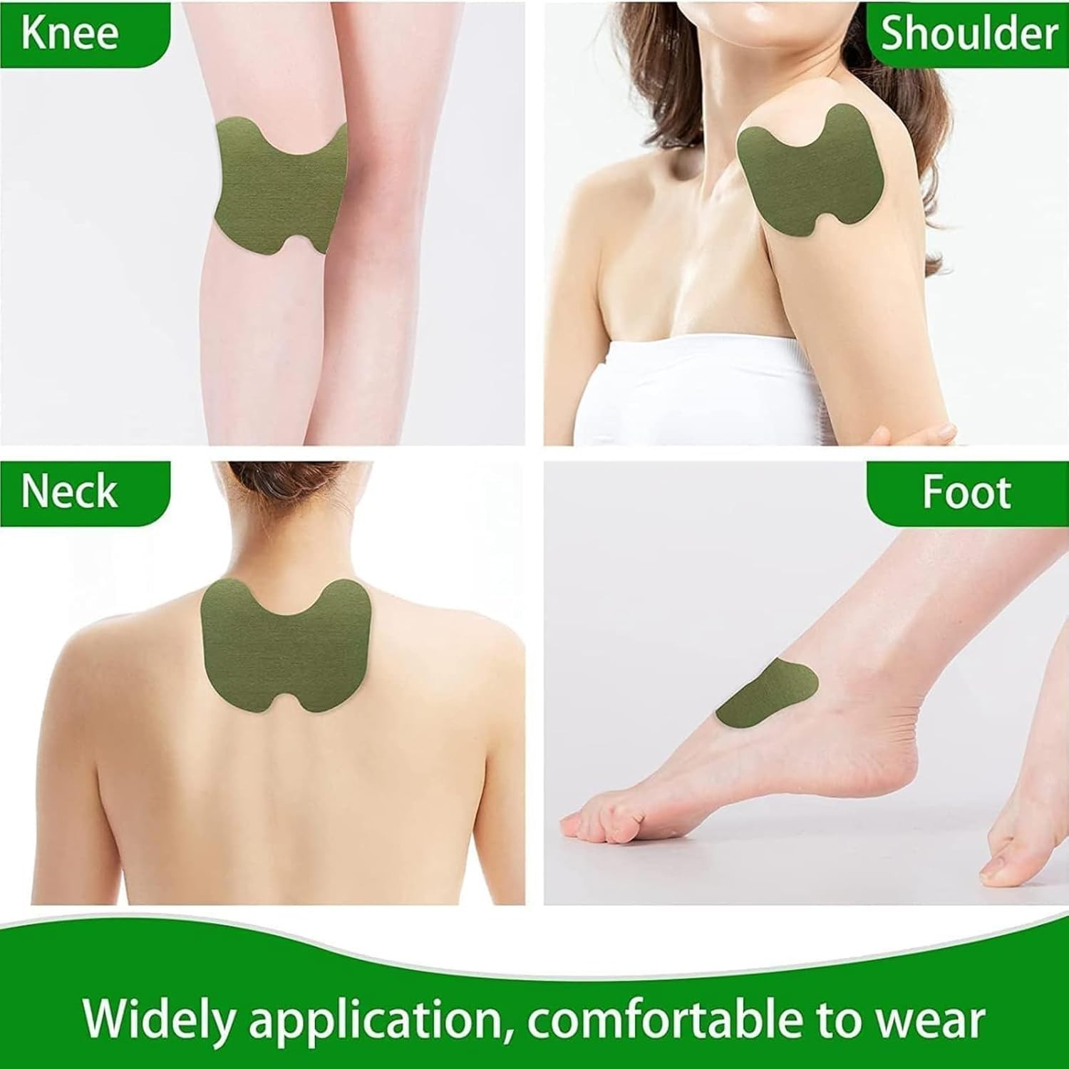 Easy-to-Use Natural Patches for Knee Pain – 28 Patches for Ultimate Relief