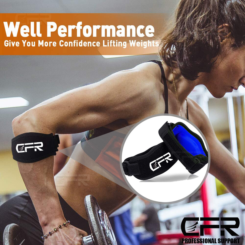 Tennis Elbow Brace Support Arthritis Tendonitis Golfer Arm Joint Pain Band Strap