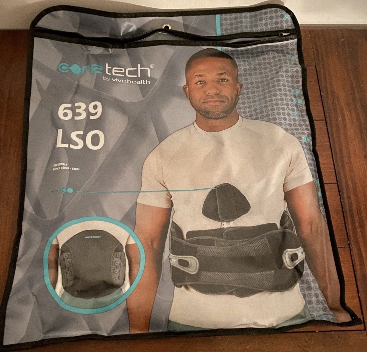 Core tech By Vivehealth 639 LSO SPINAL BACK BRACE NEW IN BAG W/tags And Manual
