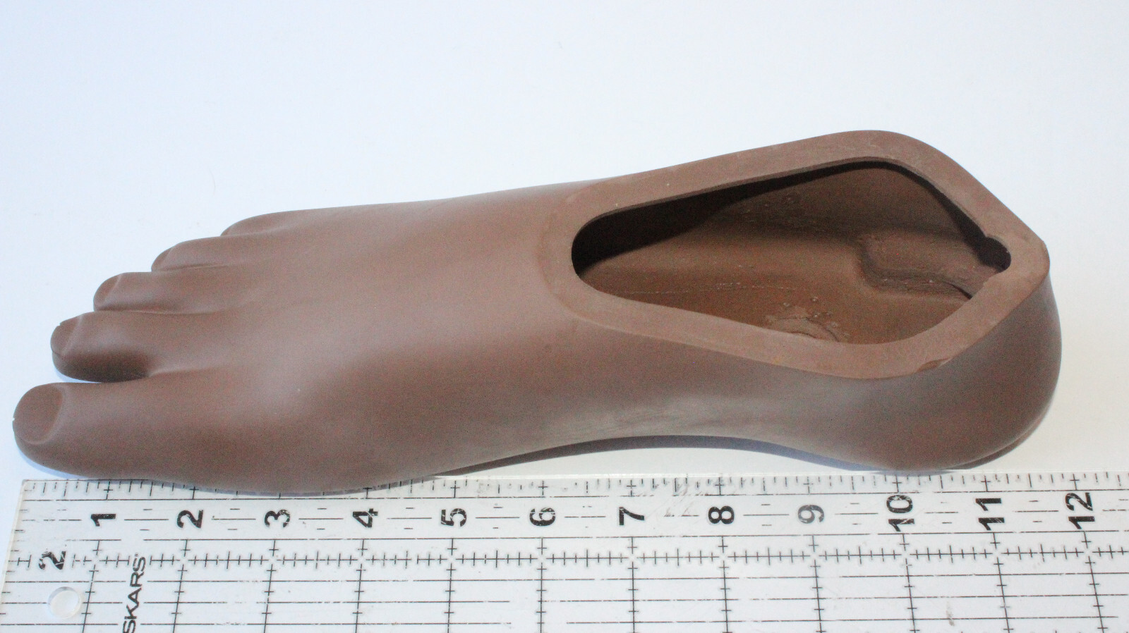 PRISTINE COLLEGE PARK Clemente Brown Prosthetic Foot Shell Sz 30 RIGHT SandalToe