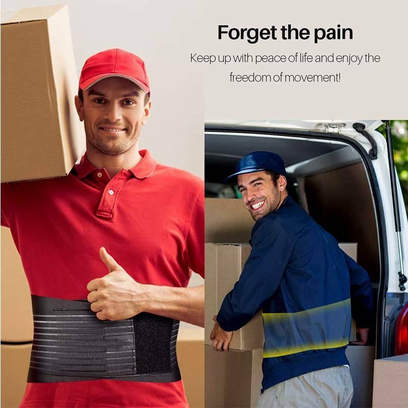 Medical Lumbar Support Lower Waist Back Belt Brace Pain Relief For MenWomen