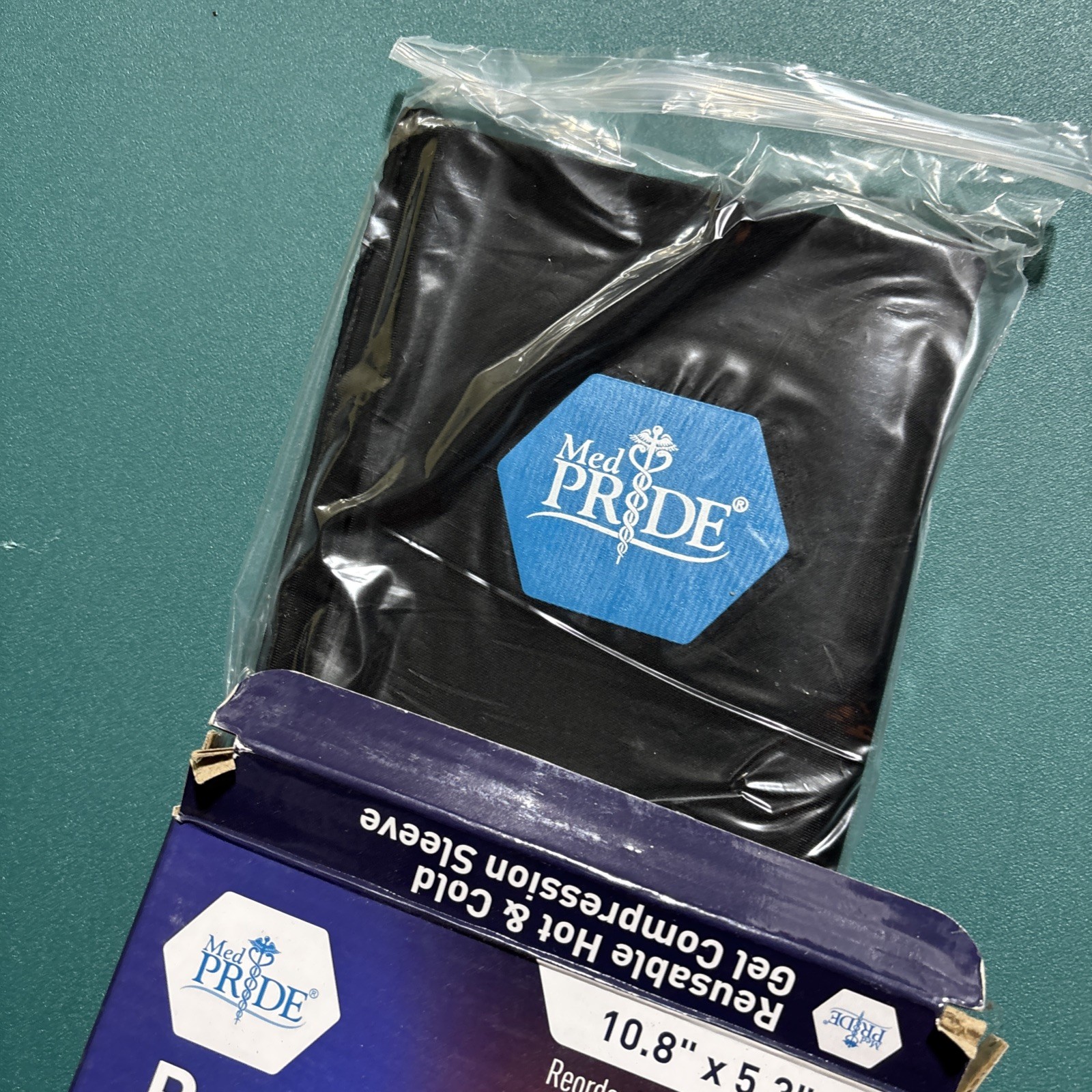MED PRIDE Reusable Hot & Cold Gel Compression Sleeve For Elbows Arms Knees 1 Pc