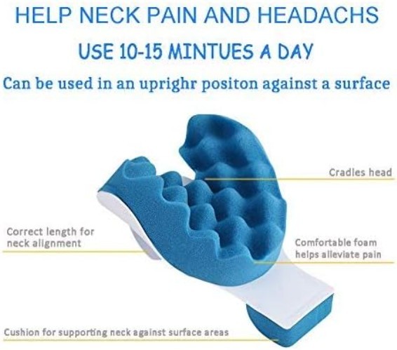Chiropractic Pillow, Cervical Pillow Neck Traction Device, Neck Massage Cervi…