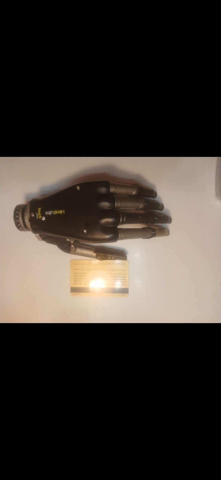 Ossur I-Limb Ultra Bionic L Hand, Silicone Hand Cover and Home Charger