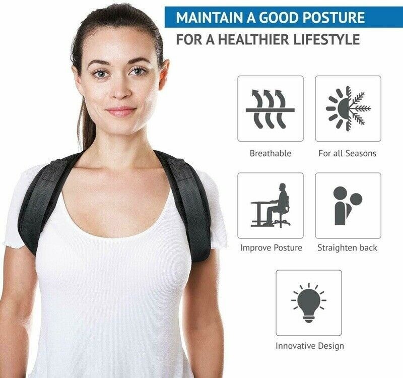 Magnetic Posture Corrector Brace Bad Back Lumbar Good Proper Support Girdle Belt