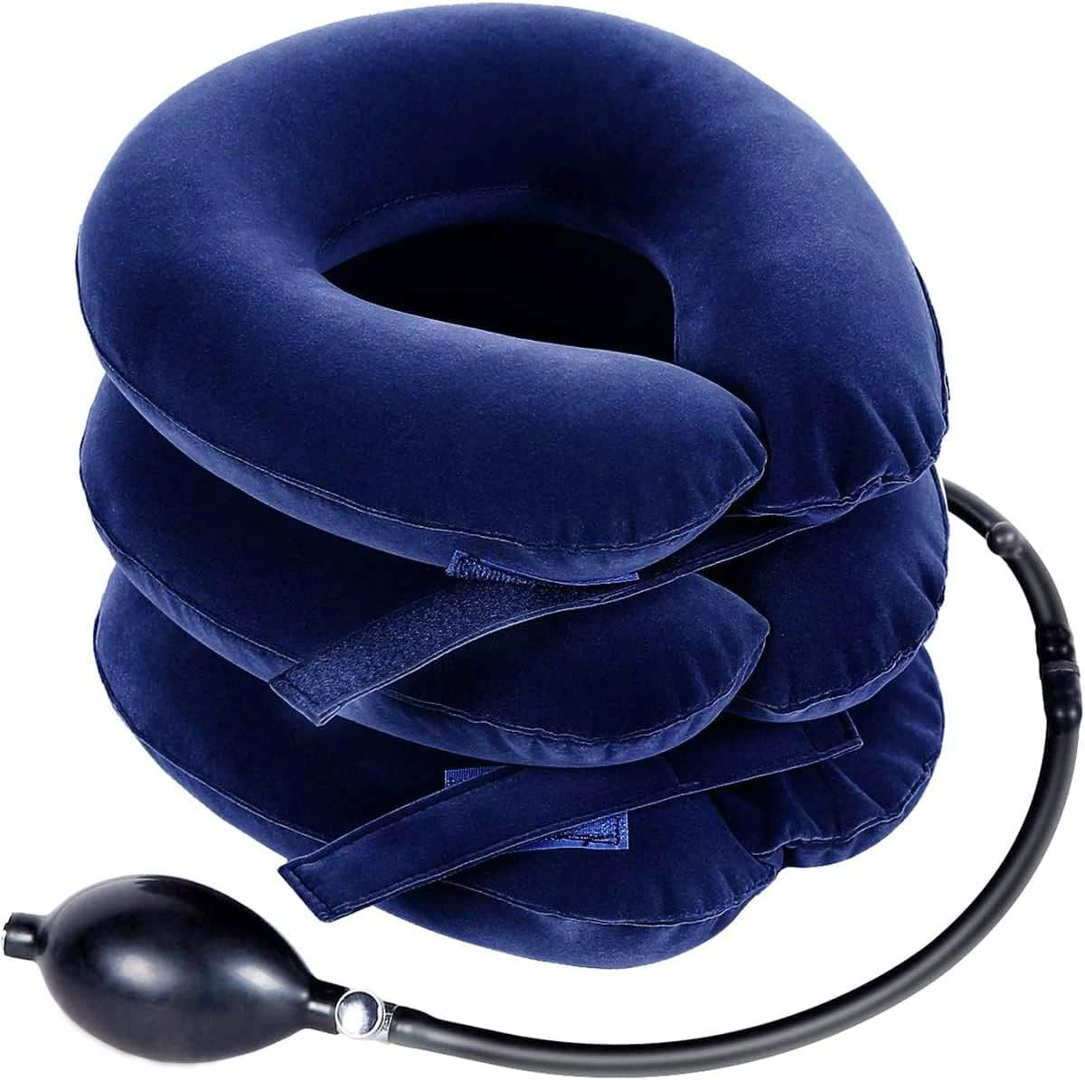 Cervical Neck Traction Device for Instant Neck Pain Relief – Inflatable & Adjust