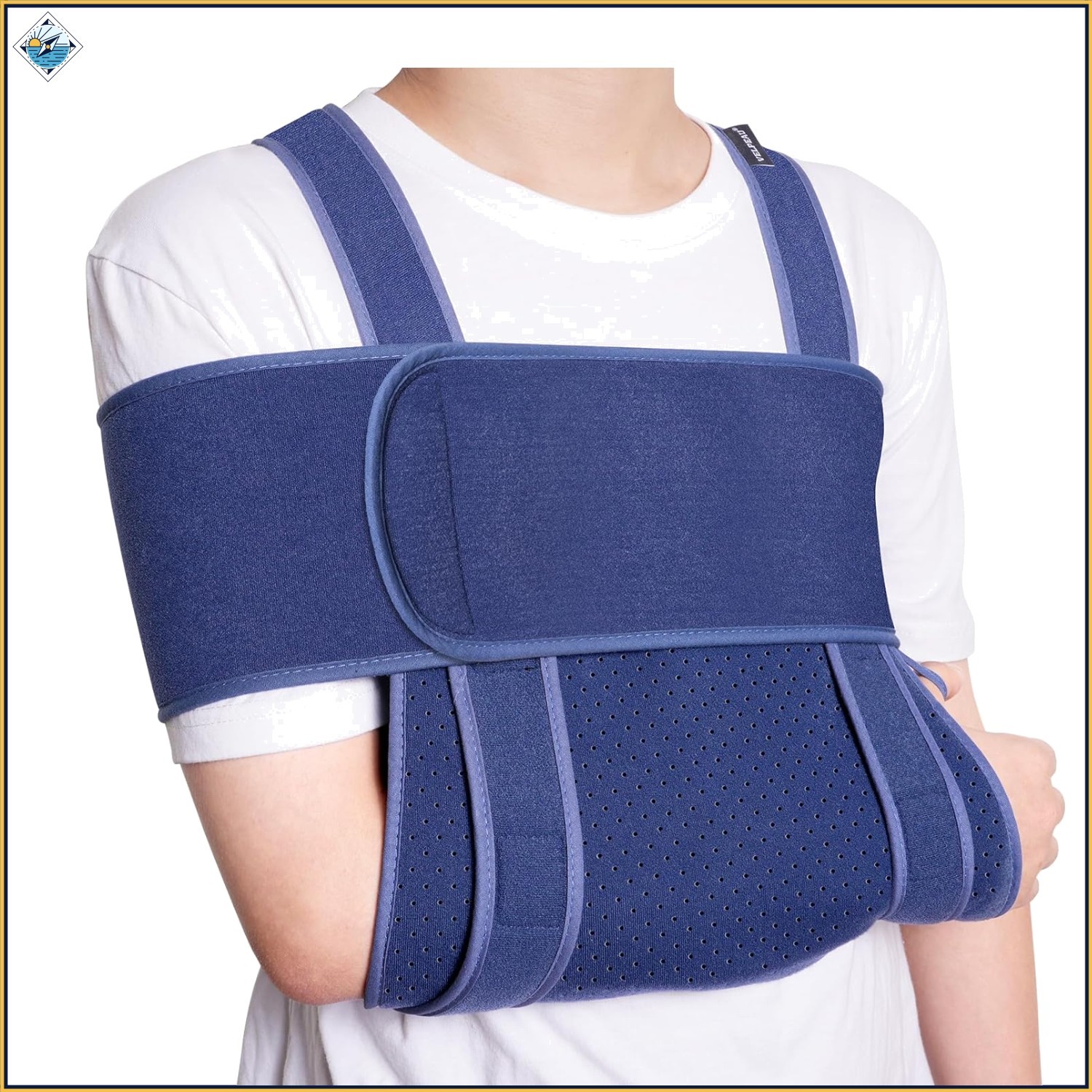 Breathable Arm Sling for Shoulder Support, Comfortable for Adults and Sleeping