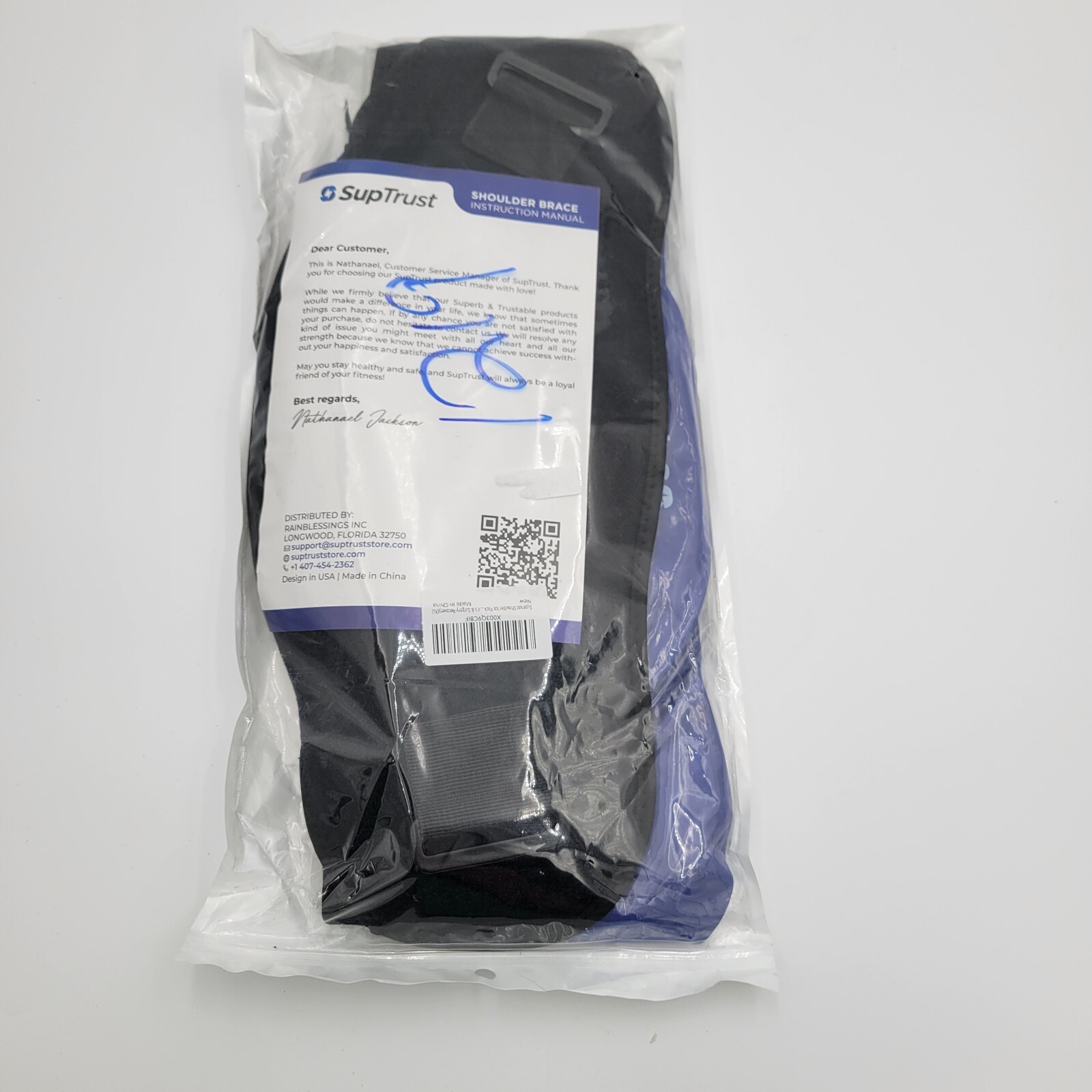 SupTrust XL Shoulder Ice Pack Brace Surgery Recovery
