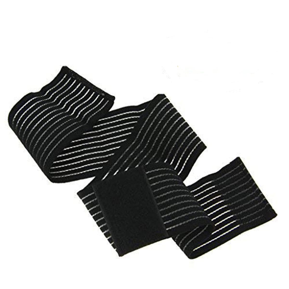 2-Pack Elastic Ankle Brace & Compression Wrap for Sports – Adjustable Support