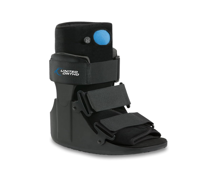 United Ortho Short Air Cam Walker Fracture Boot Size Large Black