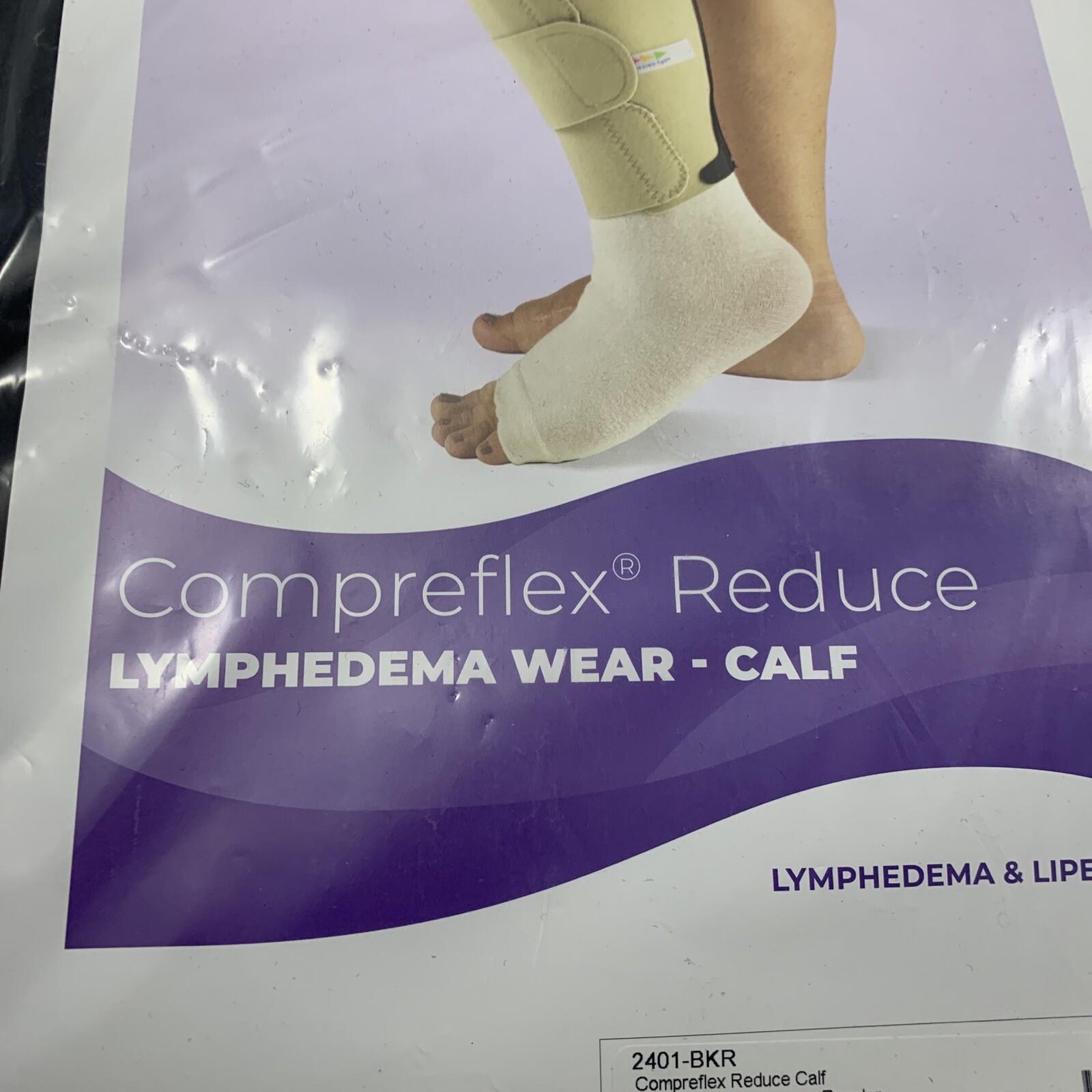 Sigvaris Black Medically Complex Edema Compreflex Reduce Below Knee Reg Range 1