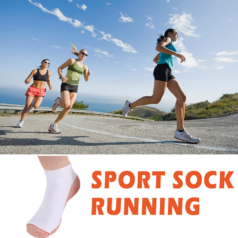 Copper Compression Socks Arthritis Sports Gym Pain Relief Ankle Warmth Unisex US