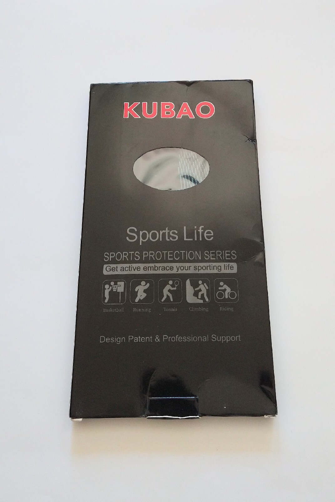 KUBAO Size Large Men’s Knee Sleeve Knee Braces Light Blue Sport NEW – Open Box
