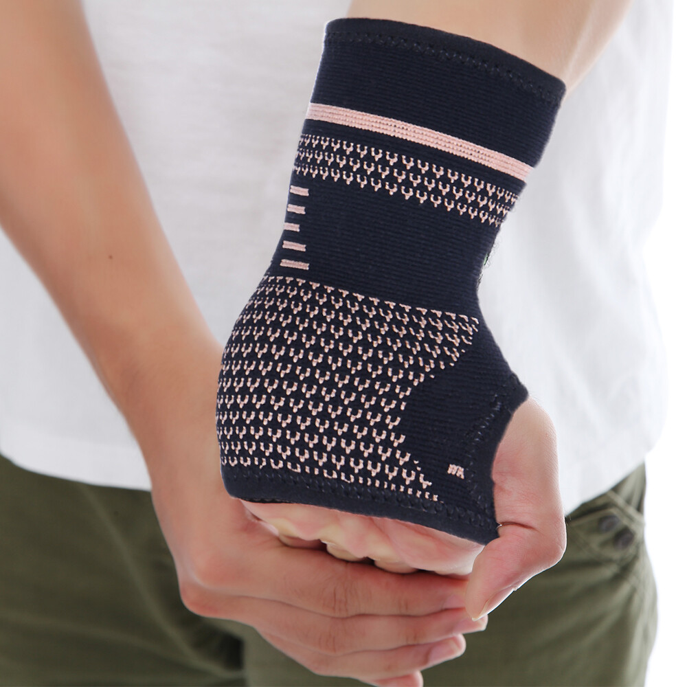 Copper Wrist Brace Support Compression Sleeve Arthritis Gym Carpal Tunnel Hand