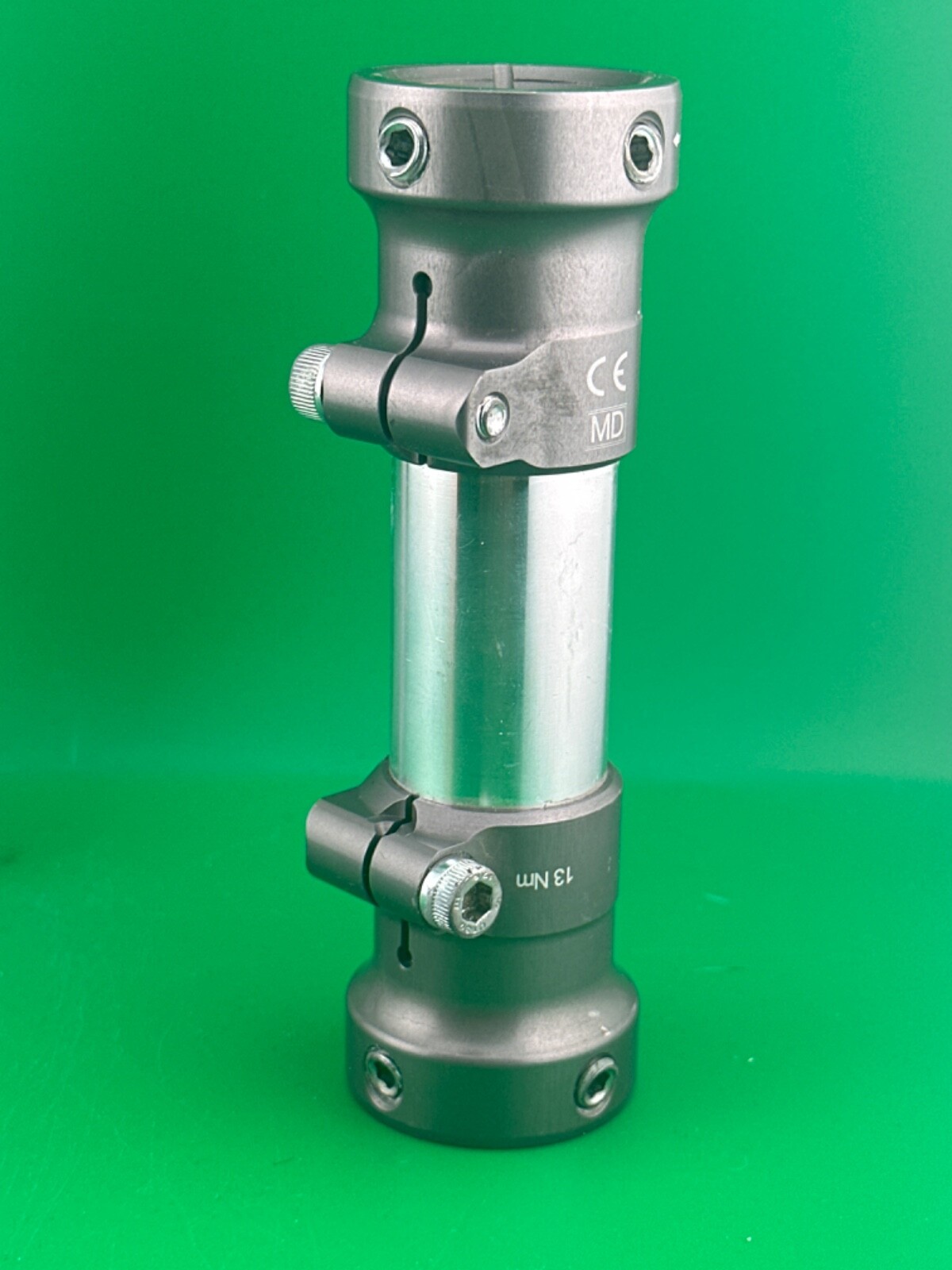 Prosthetic component adapter part. Otto Bock 4R69=AL prosthetic tube clamps.