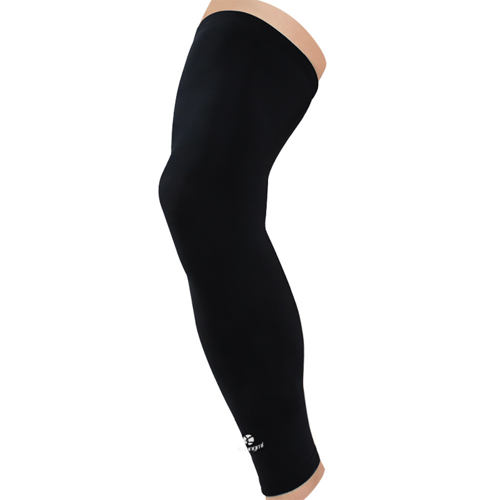 Kuangmi Silk Knee Sleeve Long Leg Knee Support Protector Leg Warmer Shin Guard