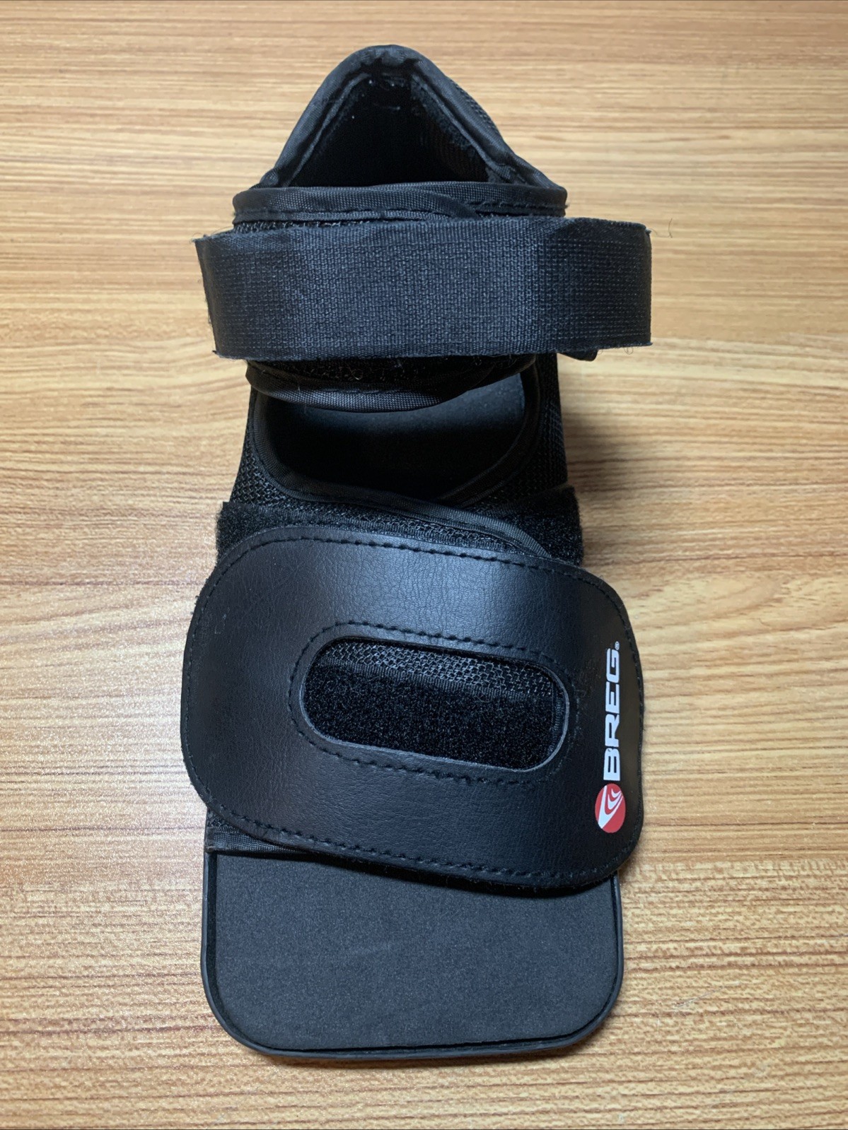 BREG Black Square Toe Post Op Shoe Boot Brace Orthopedic Support SMALL