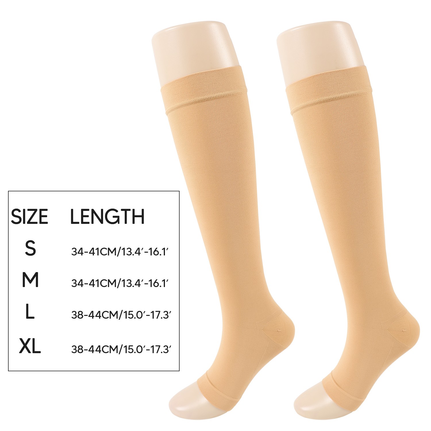 23-32mmHg Compression Socks Graduated Support Socks Women Men Stretchy Stockings