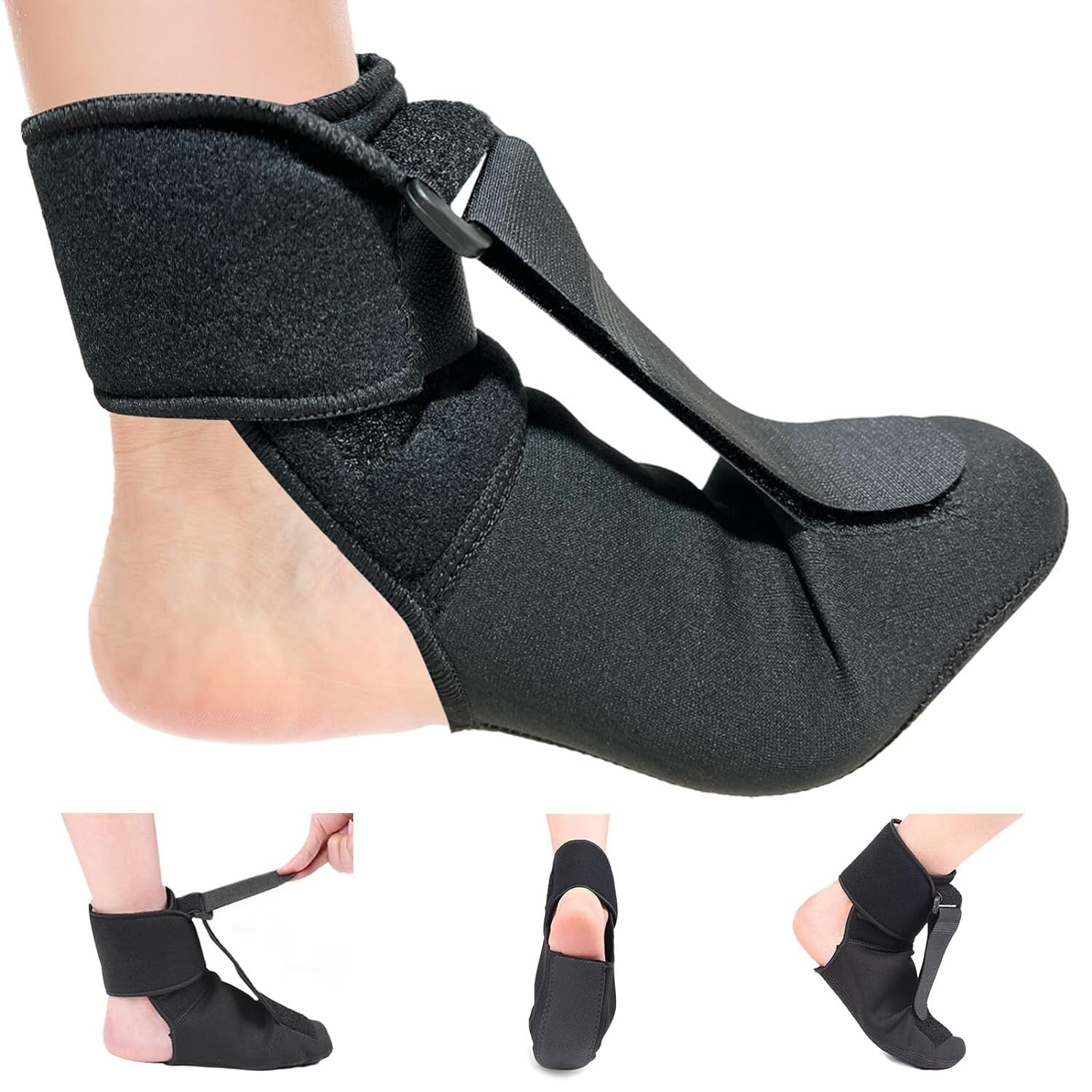 Plantar Fasciitis Night Splint Sock Gentle Foot Support for Pain Relief M Size