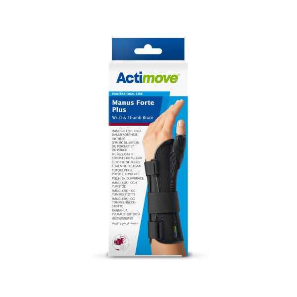 SALE Actimove Manus Forte Wrist and Thumb Brace Plus – Black Right X-Small, NWOP