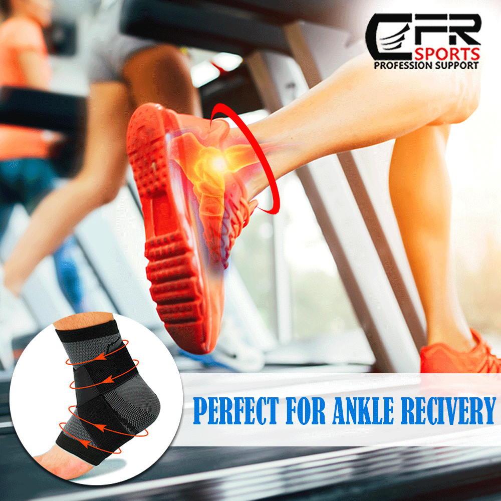 Ankle Support Compression Strap Foot Achilles Tendon Brace Sprain Sports Running