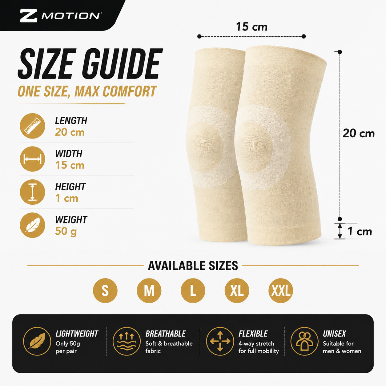 Breathable Knee Compression Sleeve Summer Thin Support BraceSportsJointProtector