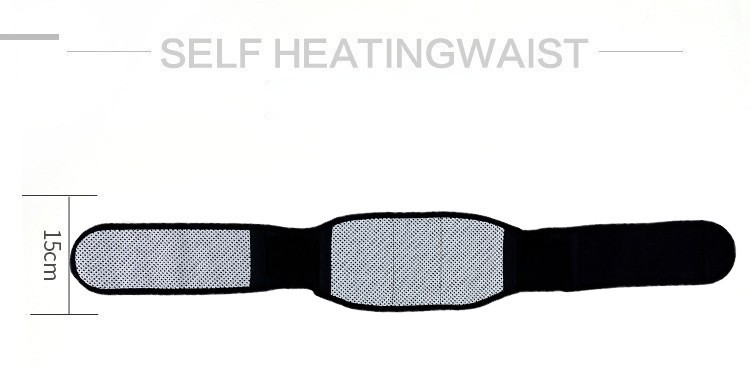 Self Heating Magnetic Back Support Lumbar Lower Waist Brace Belt Pain Relief